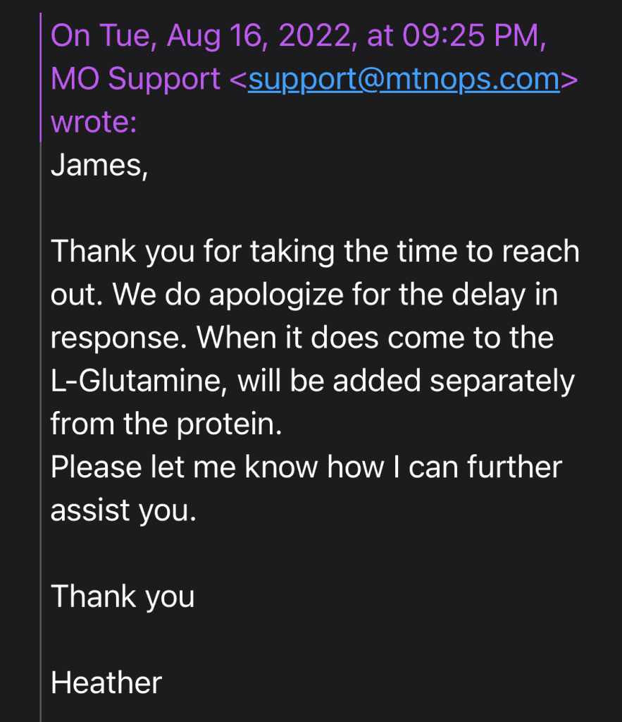 MTN OPS Magnum Protein Review